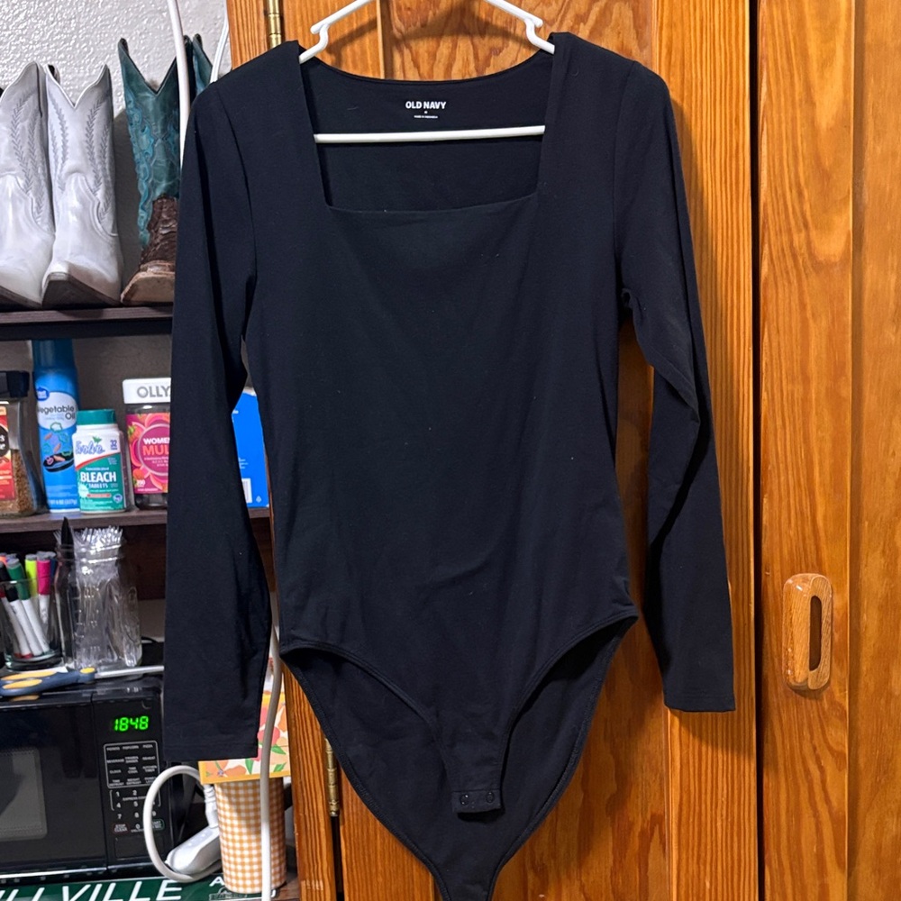 Old Navy Classic Black Bodysuit
